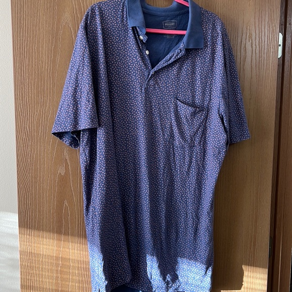 Foundry 2XLT  blue and pink polo - Picture 1 of 1